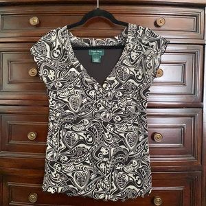 Lemon Grass Studio Top stretch knit Size: Small